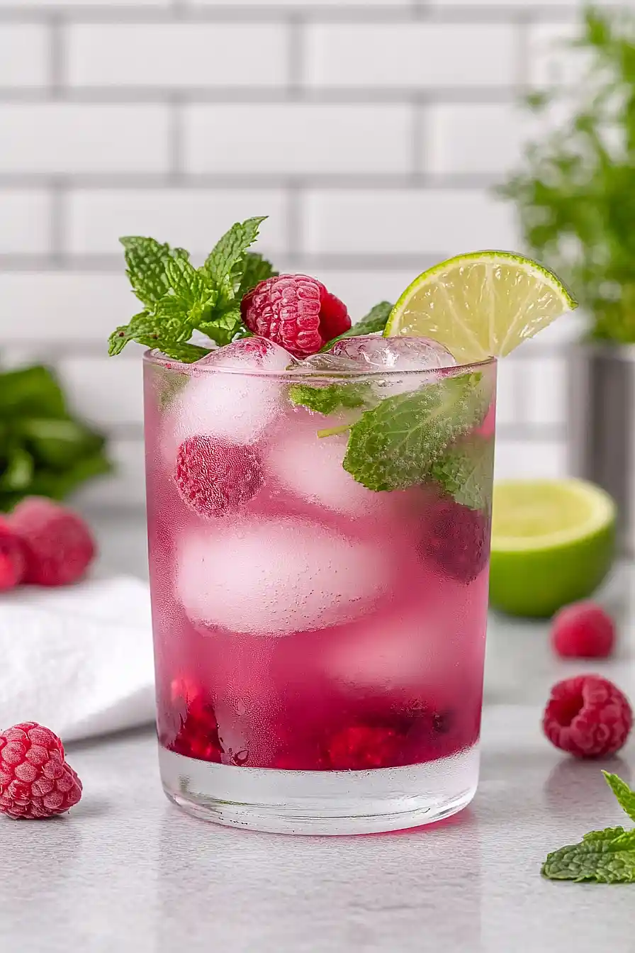 raspberry mojito