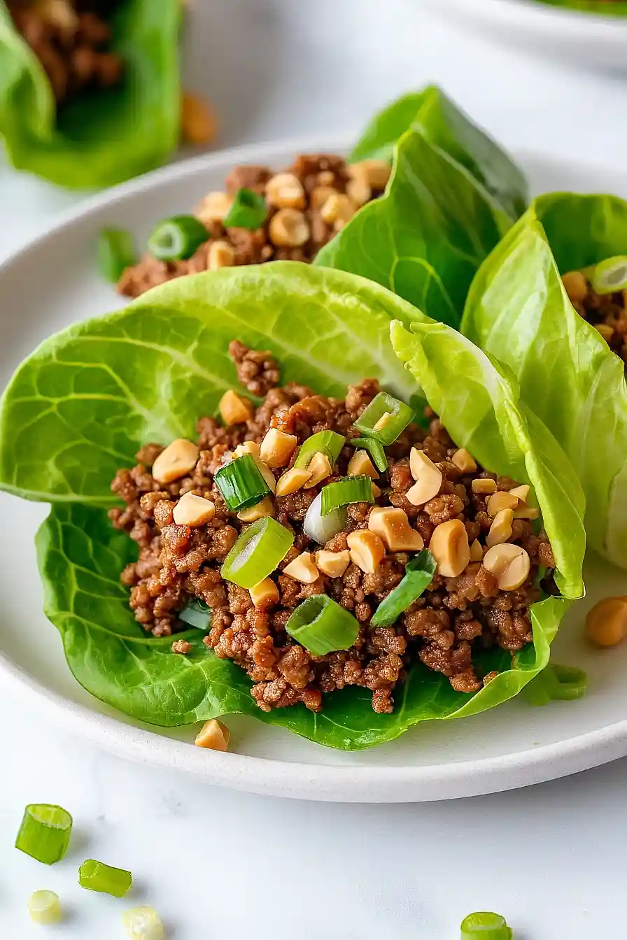beef lettuce wraps 