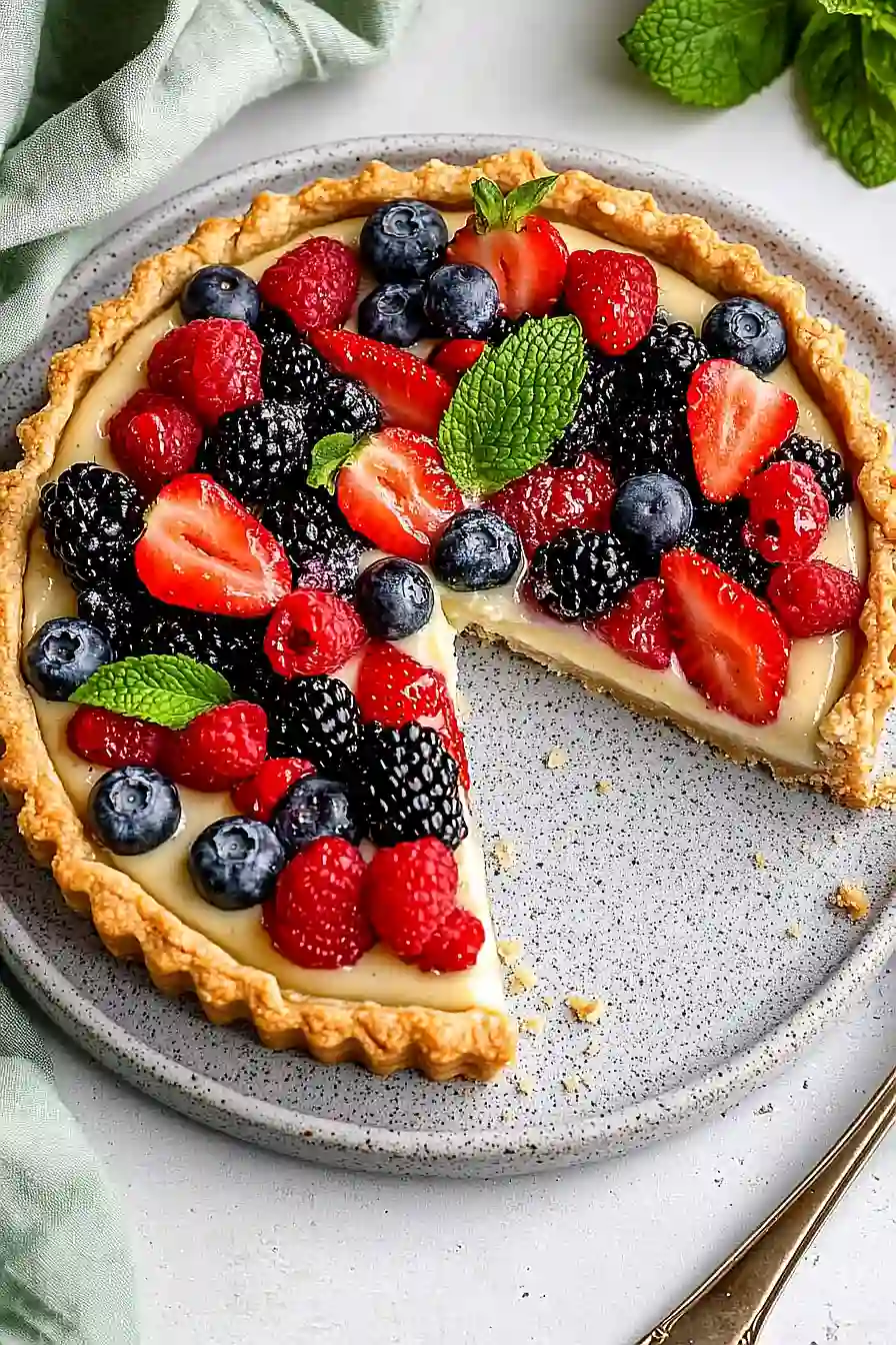 gluten free fruit tart