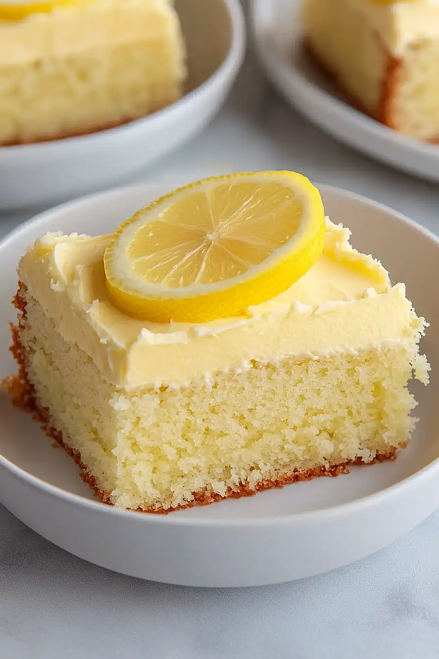 lemon cake with cream cheese frosting