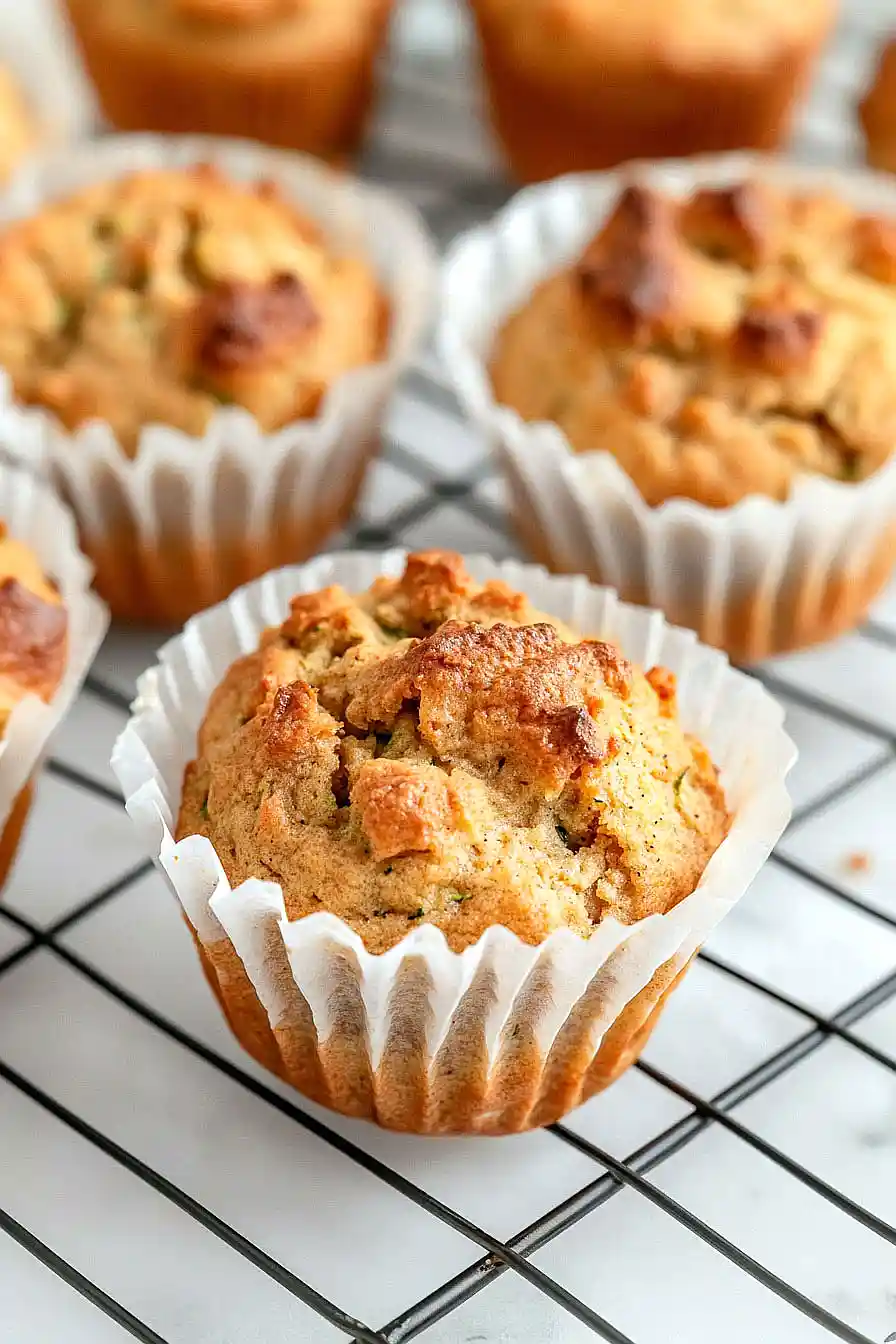 air fryer zucchini muffins
