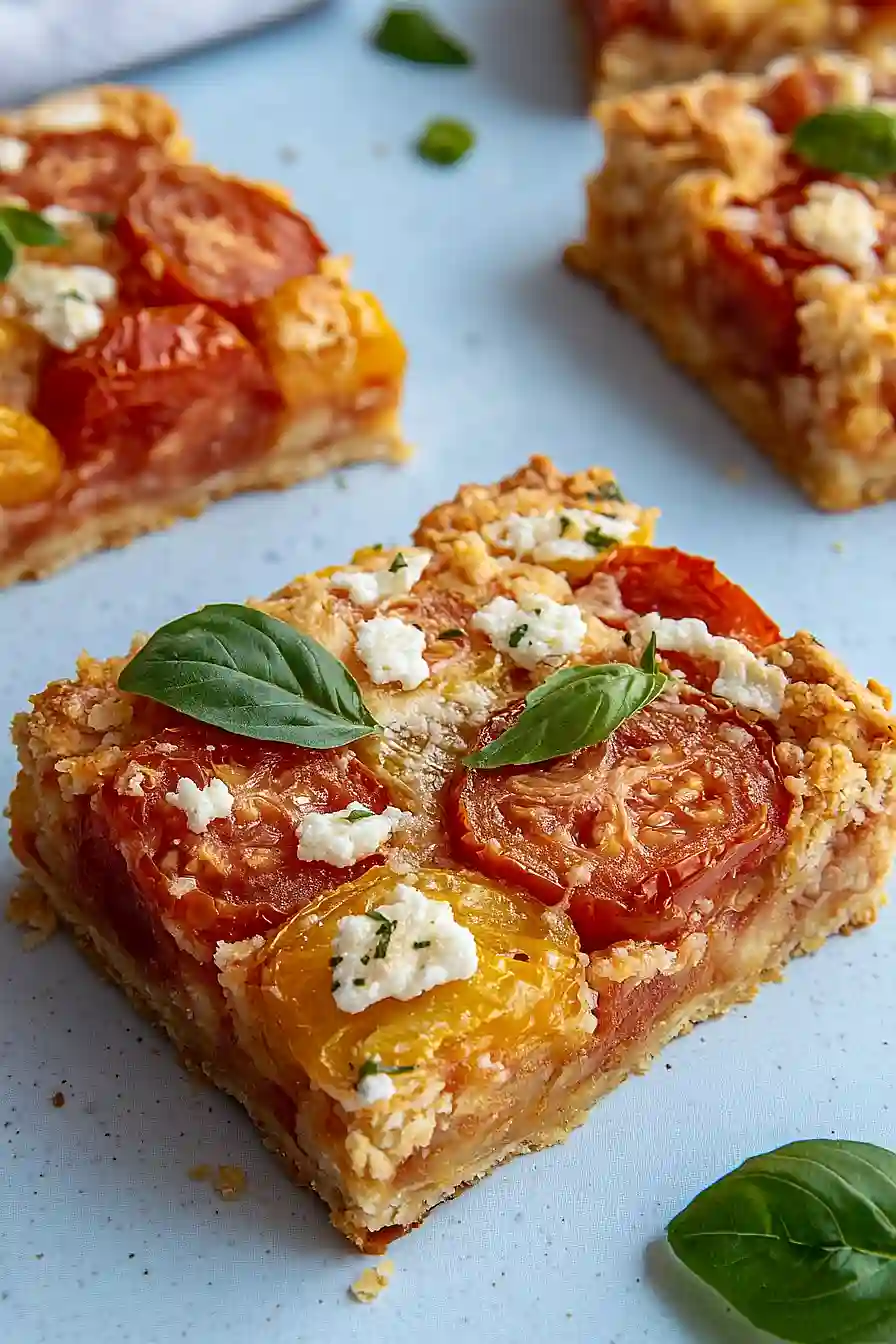 tomato pie bars