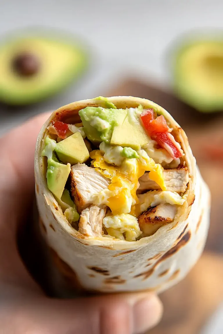 chicken breakfast wraps