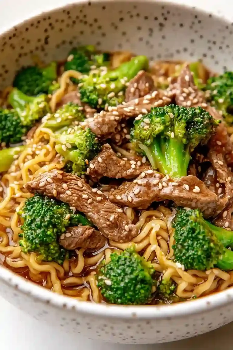 beef and broccoli ramen