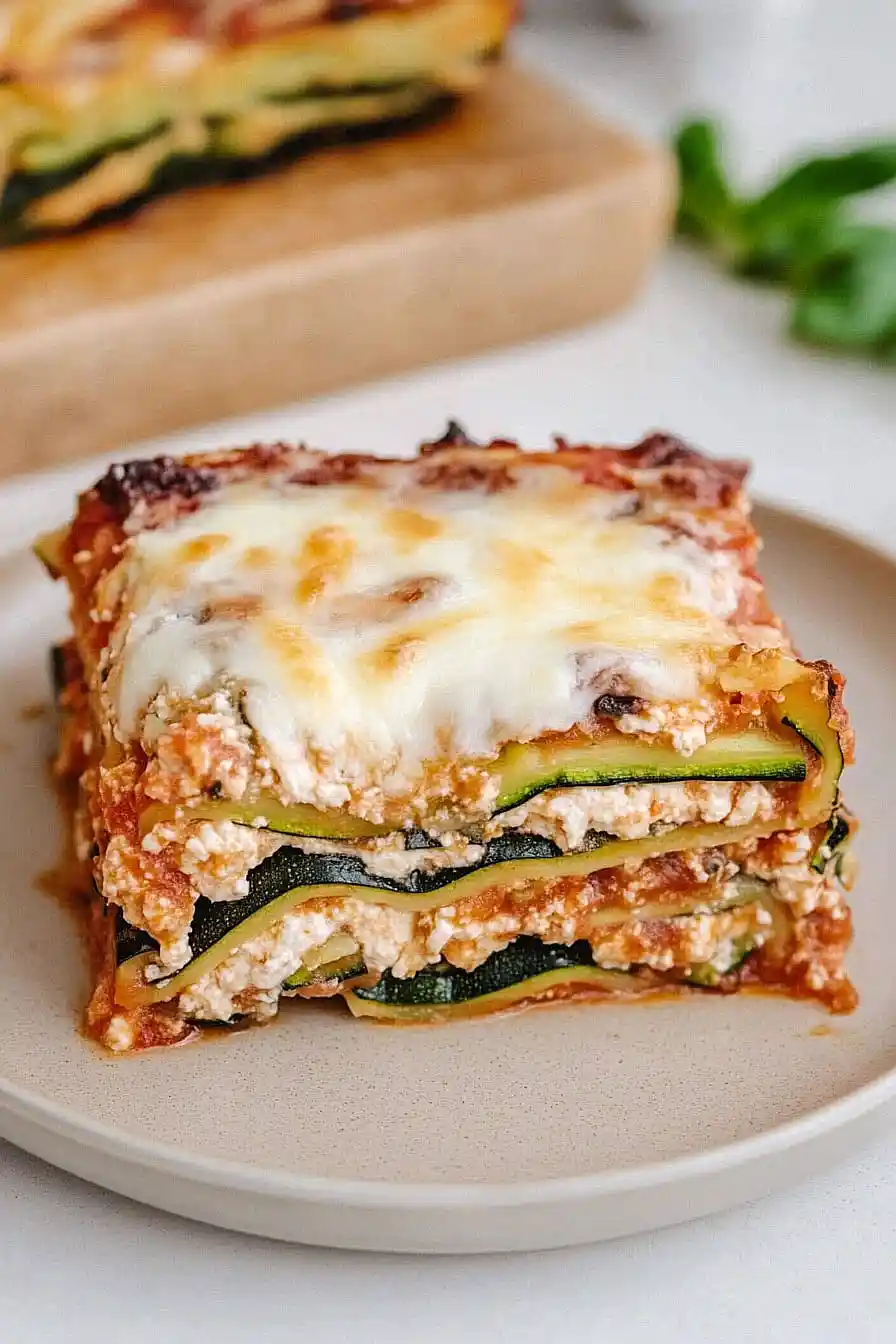 meal prep zucchini lasagna