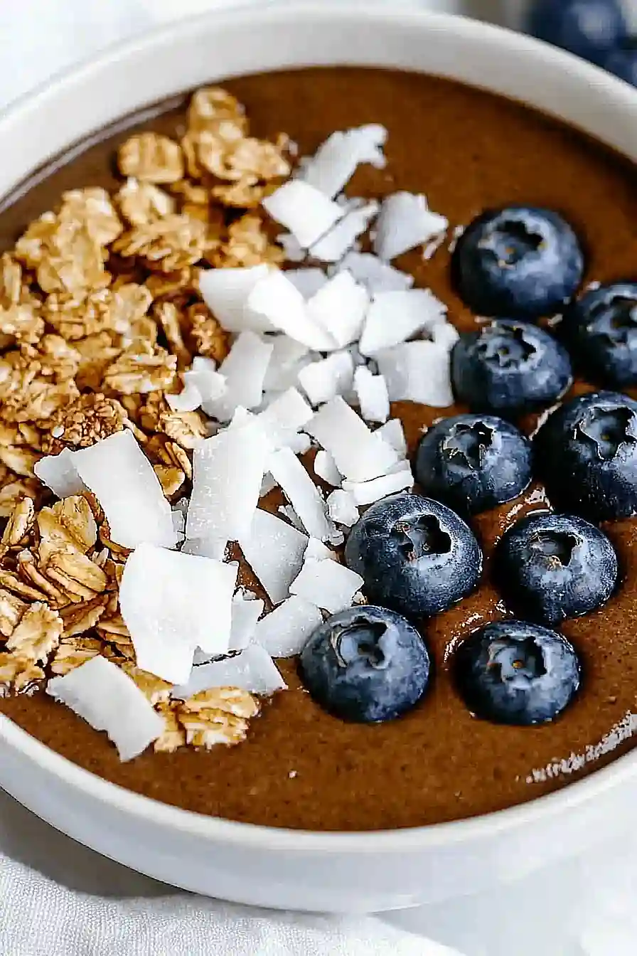 chocolate smoothie bowl