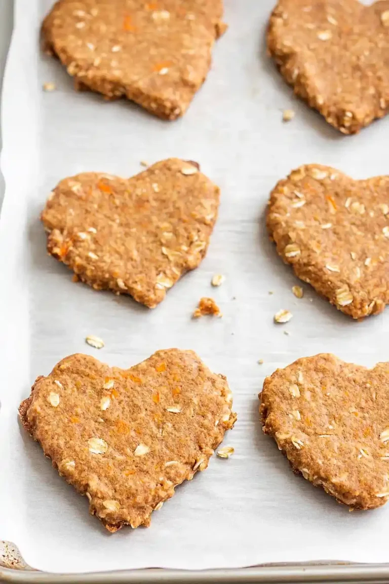 apple carrot dog biscuits