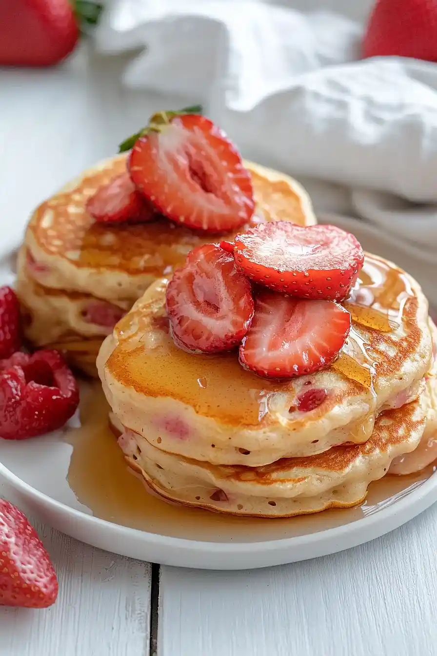 strawberry pancakes