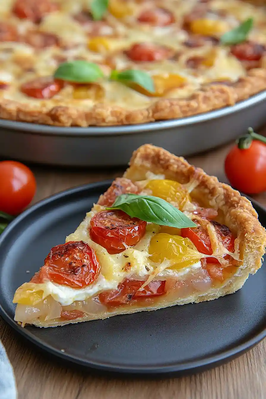 cherry tomato pie 