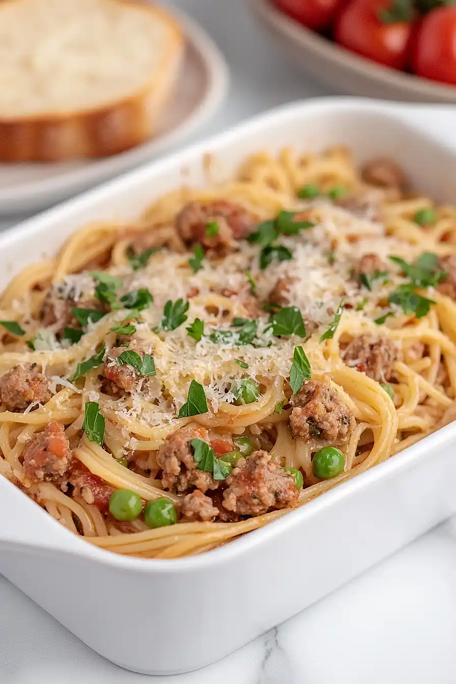 pork sausage spaghetti