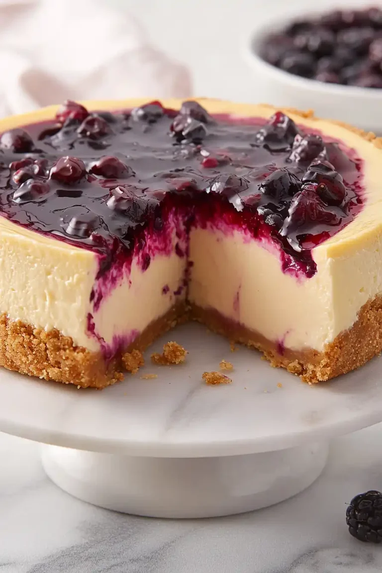 huckleberry cheesecake