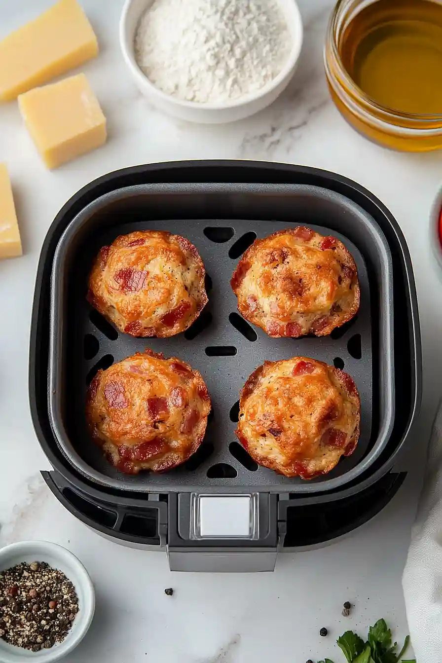 air fryer breakfast muffins