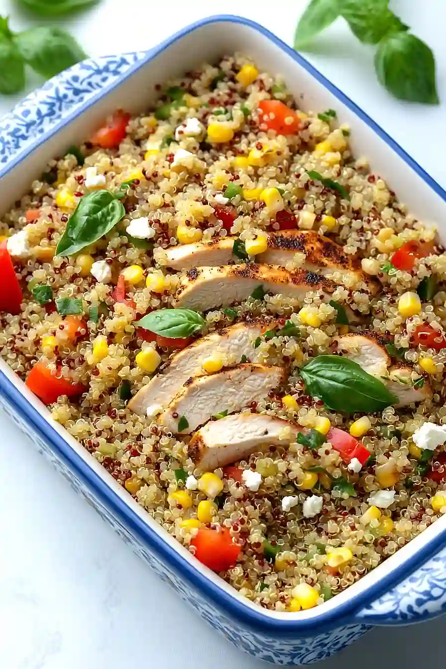 grilled chicken quinoa salad
