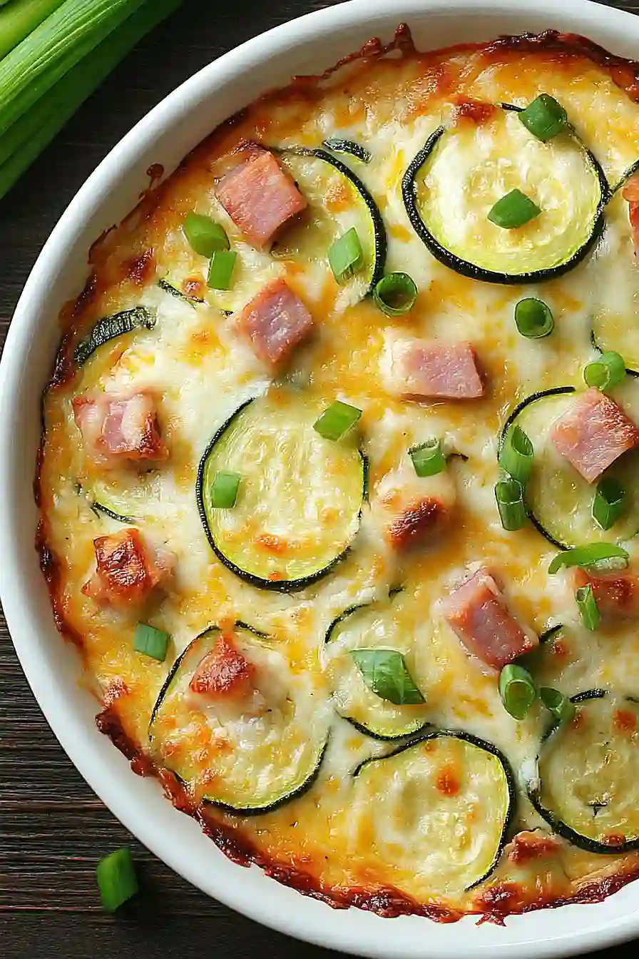 zucchini and ham casserole