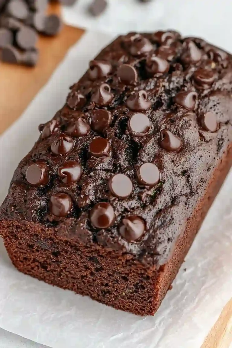 chocolate zucchini bread with sour cream
