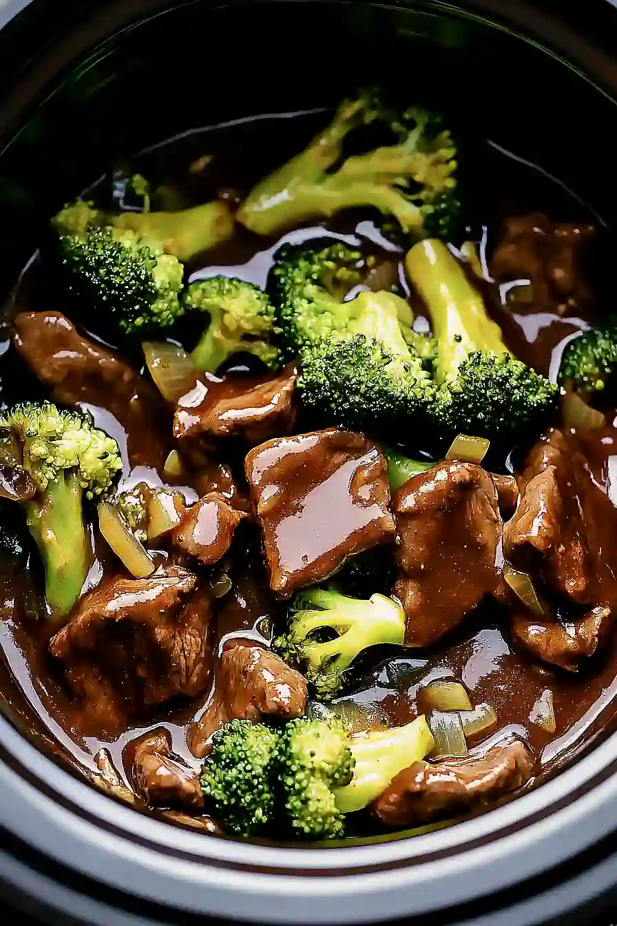crock pot beef and broccoli 