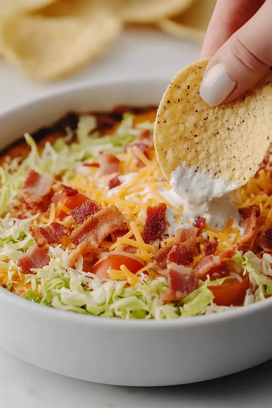 blt dip with ranch packet