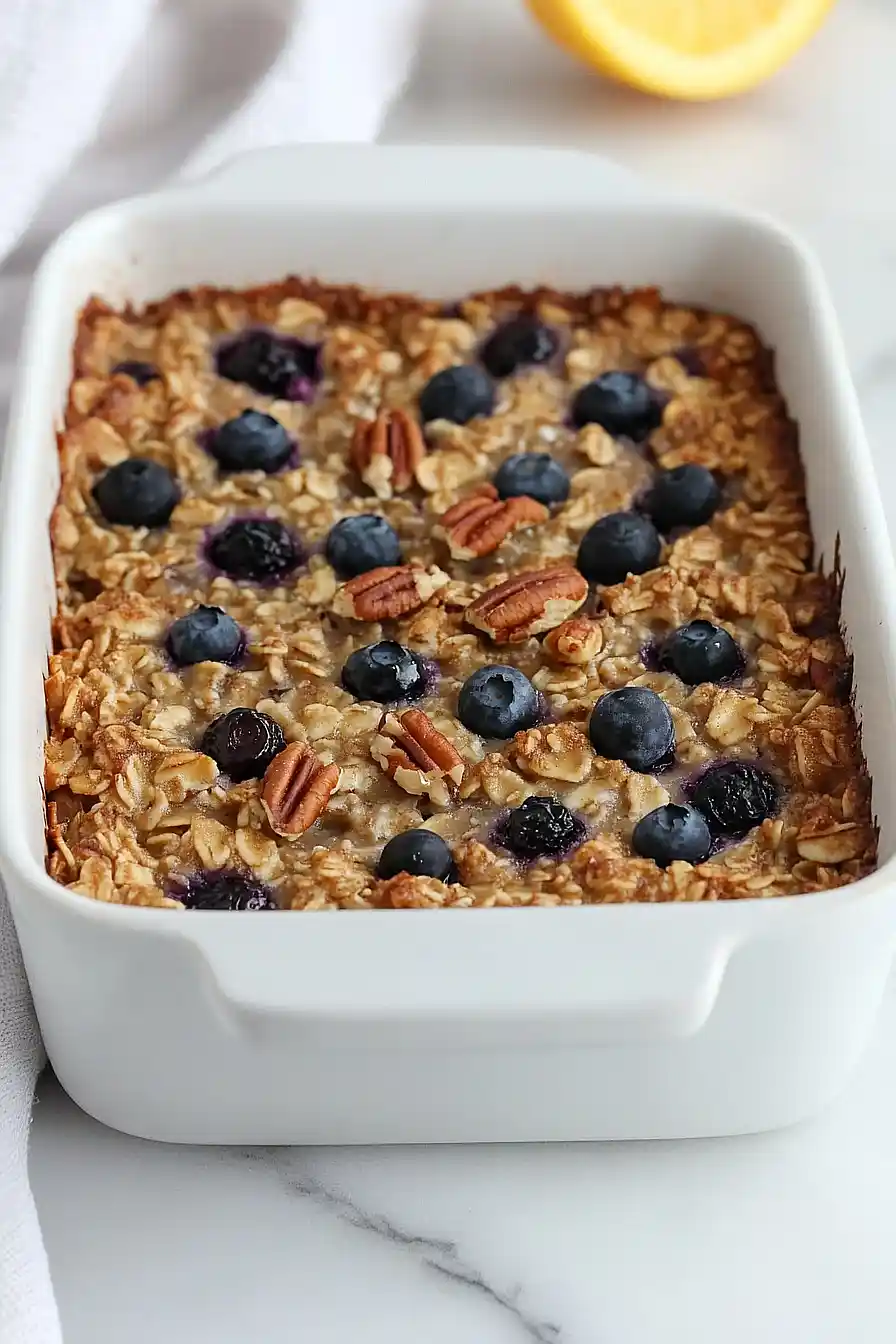 blueberry baked oatmeal