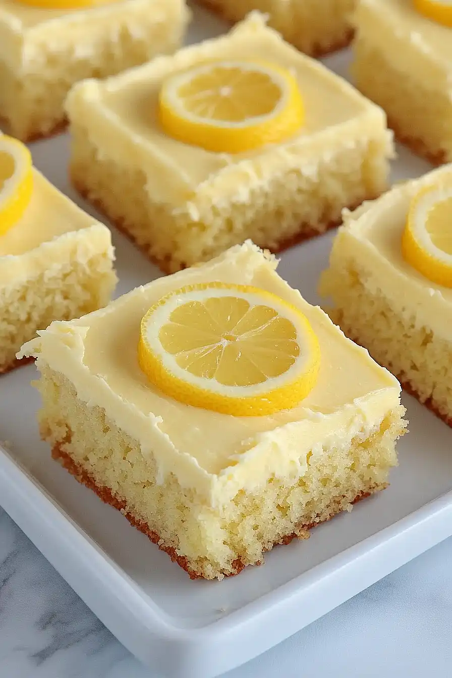 lemon cake with cream cheese frosting