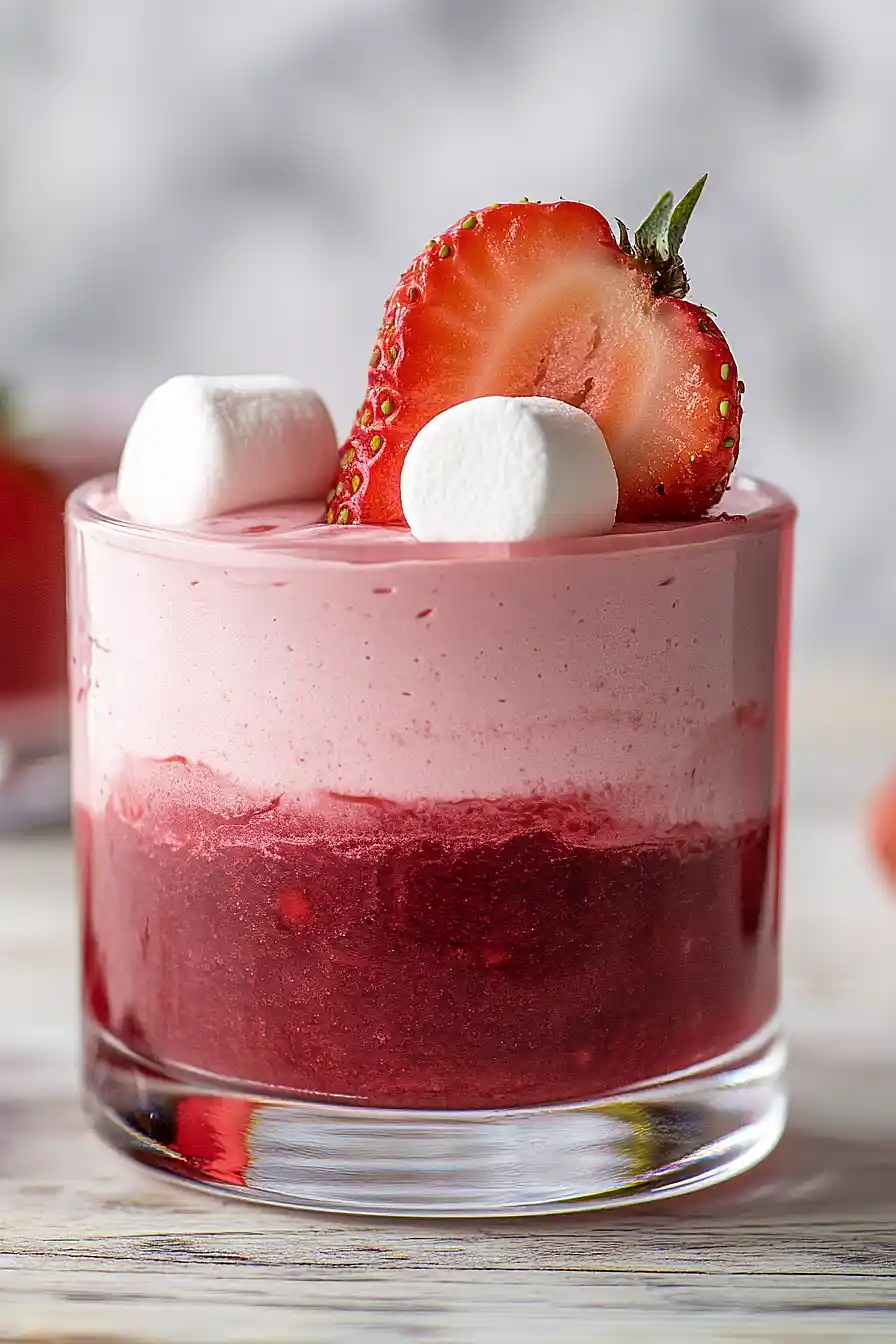 strawberry mousse