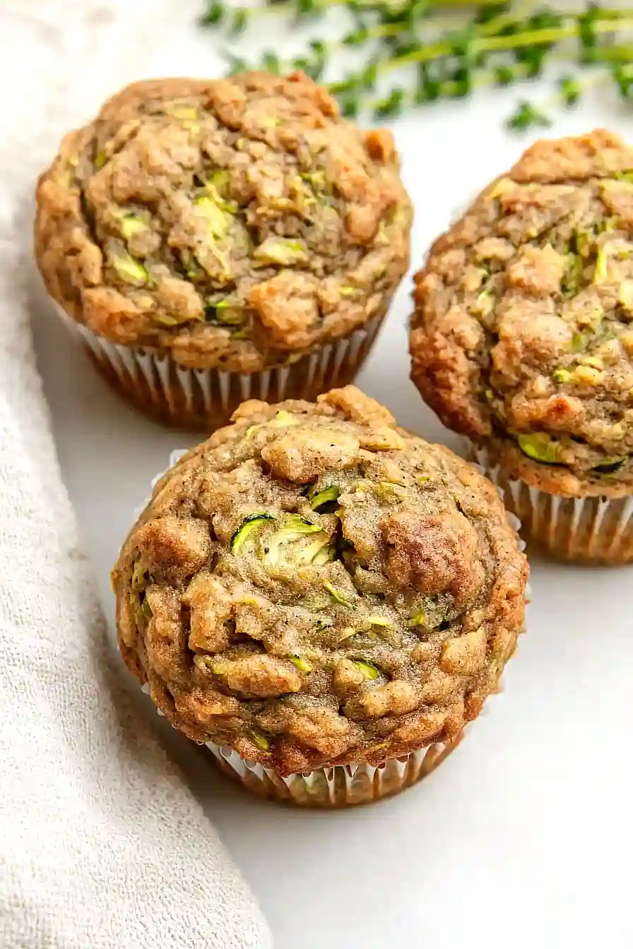 no sugar zucchini muffins