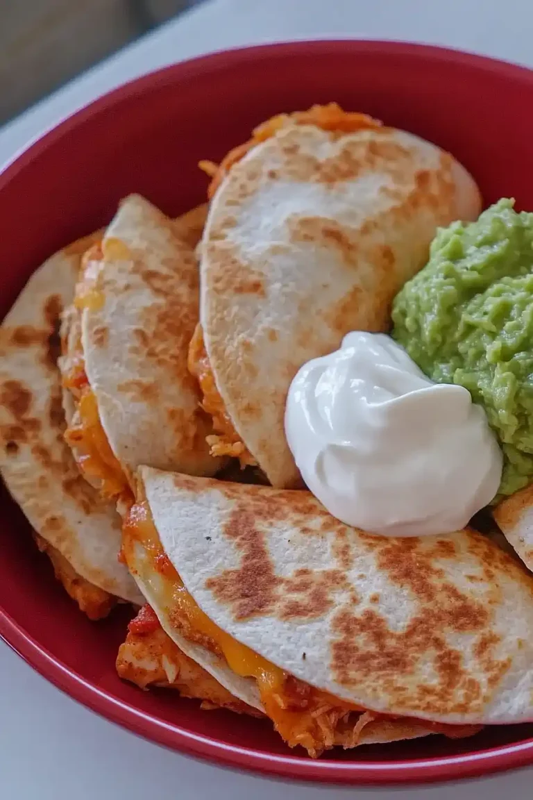 canned chicken quesadillas
