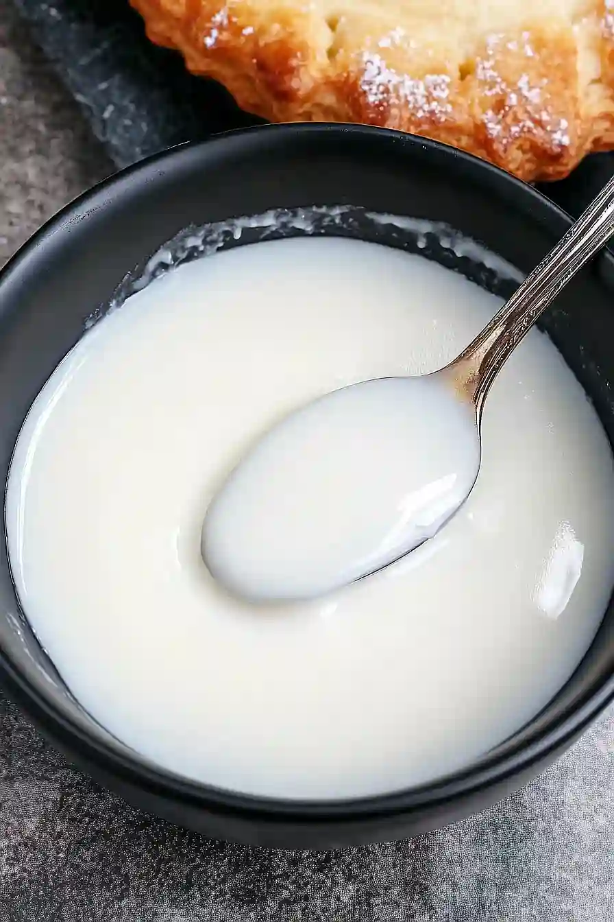vanilla cake glaze