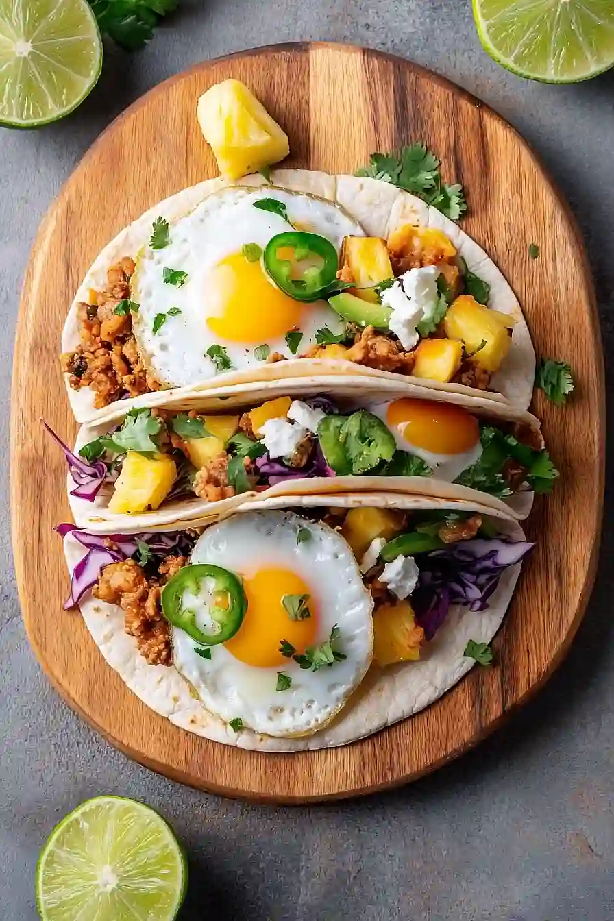 breakfast tacos al pastor