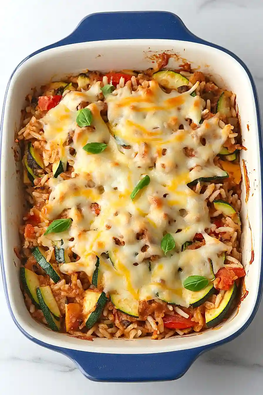 zucchini and rice casserole