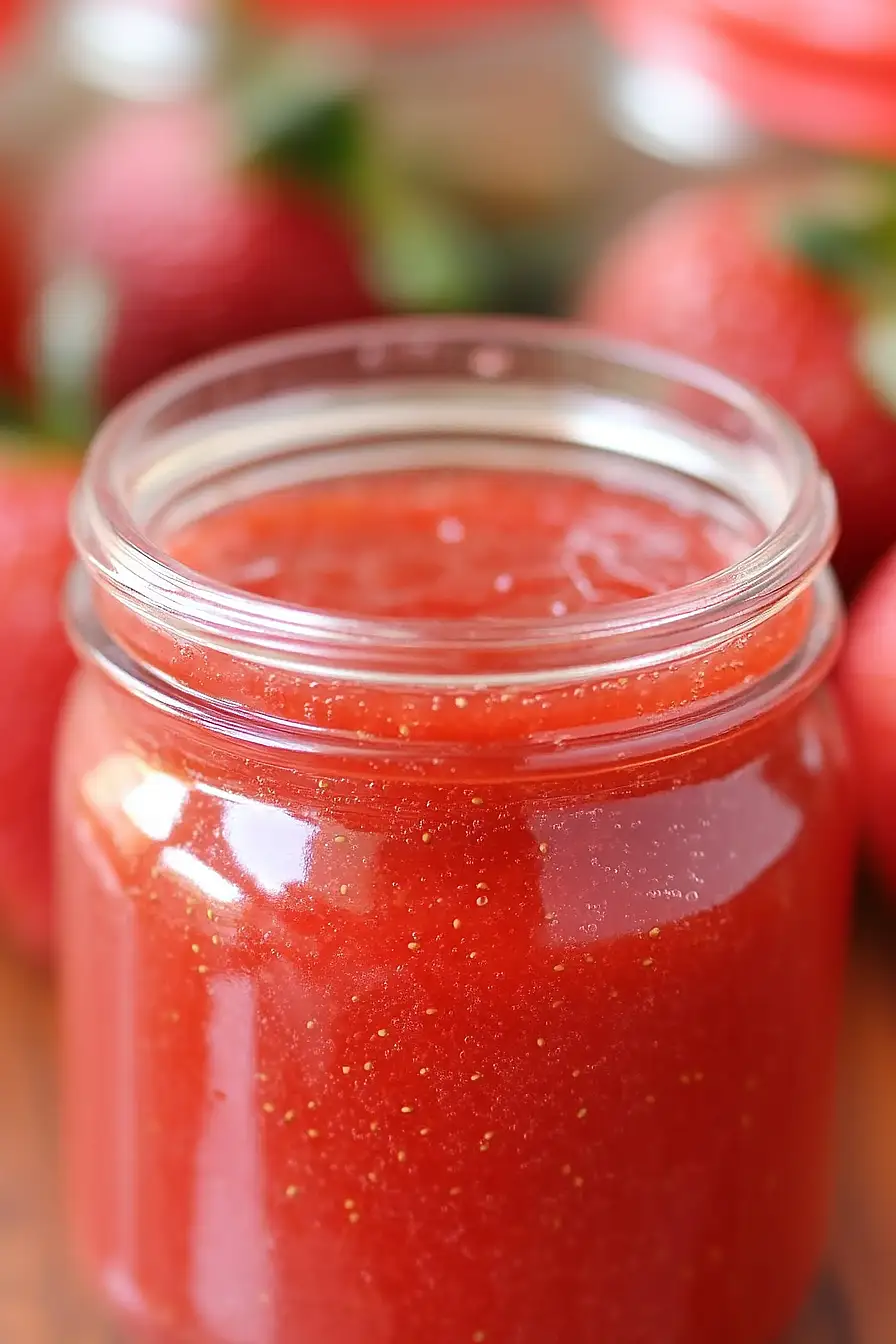 strawberry freezer jam