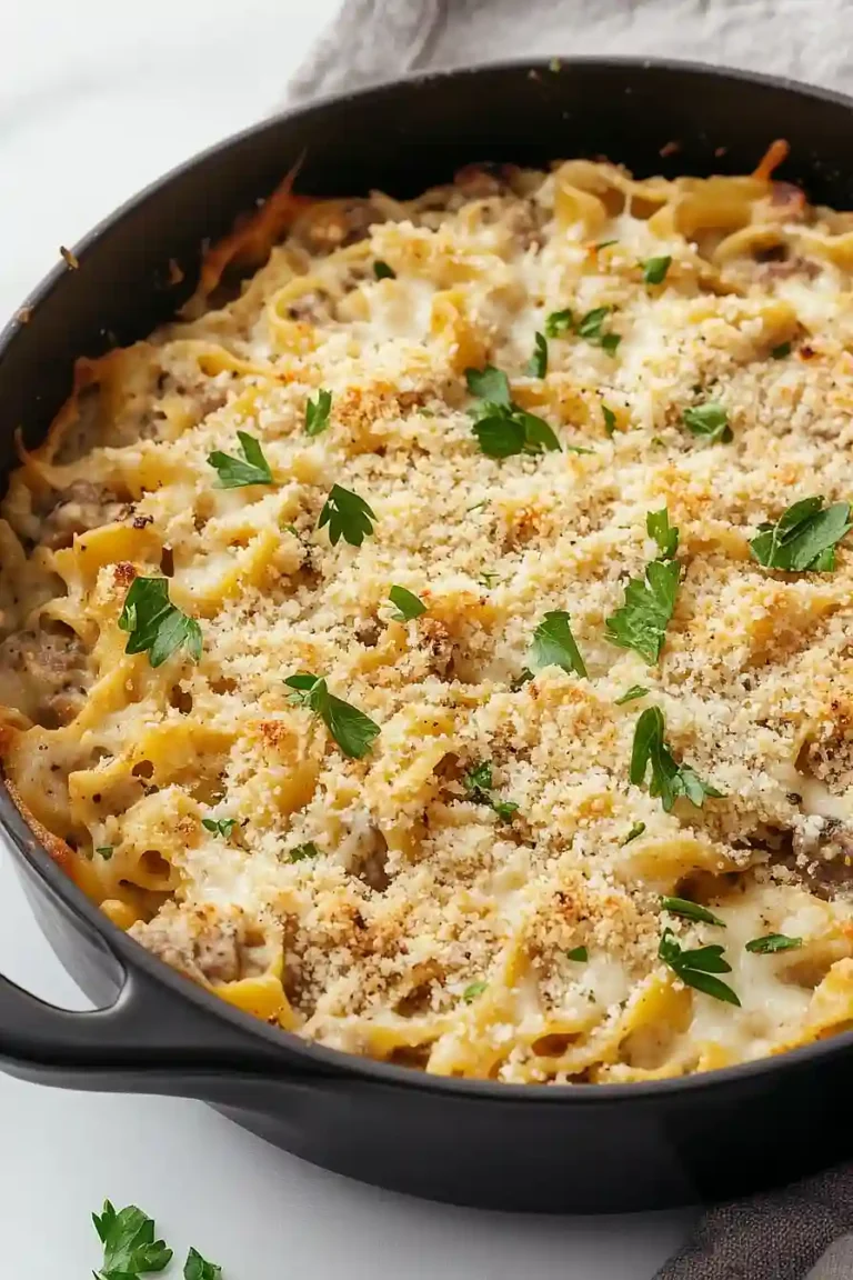 pork sausage noodles
