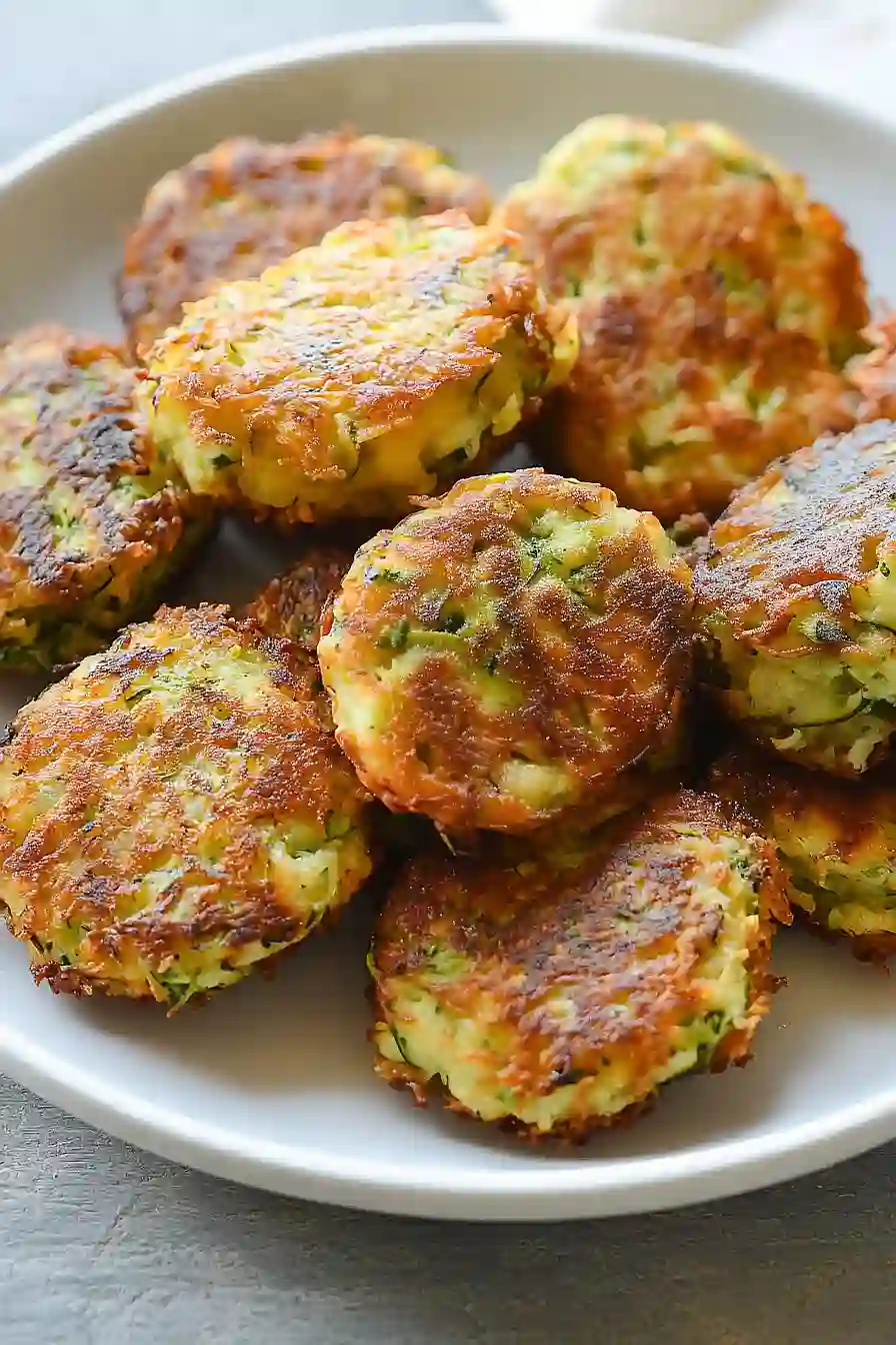 zucchini pancakes with feta