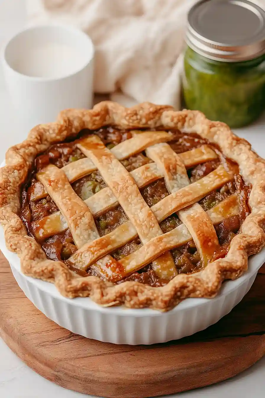 green tomato apple pie filling