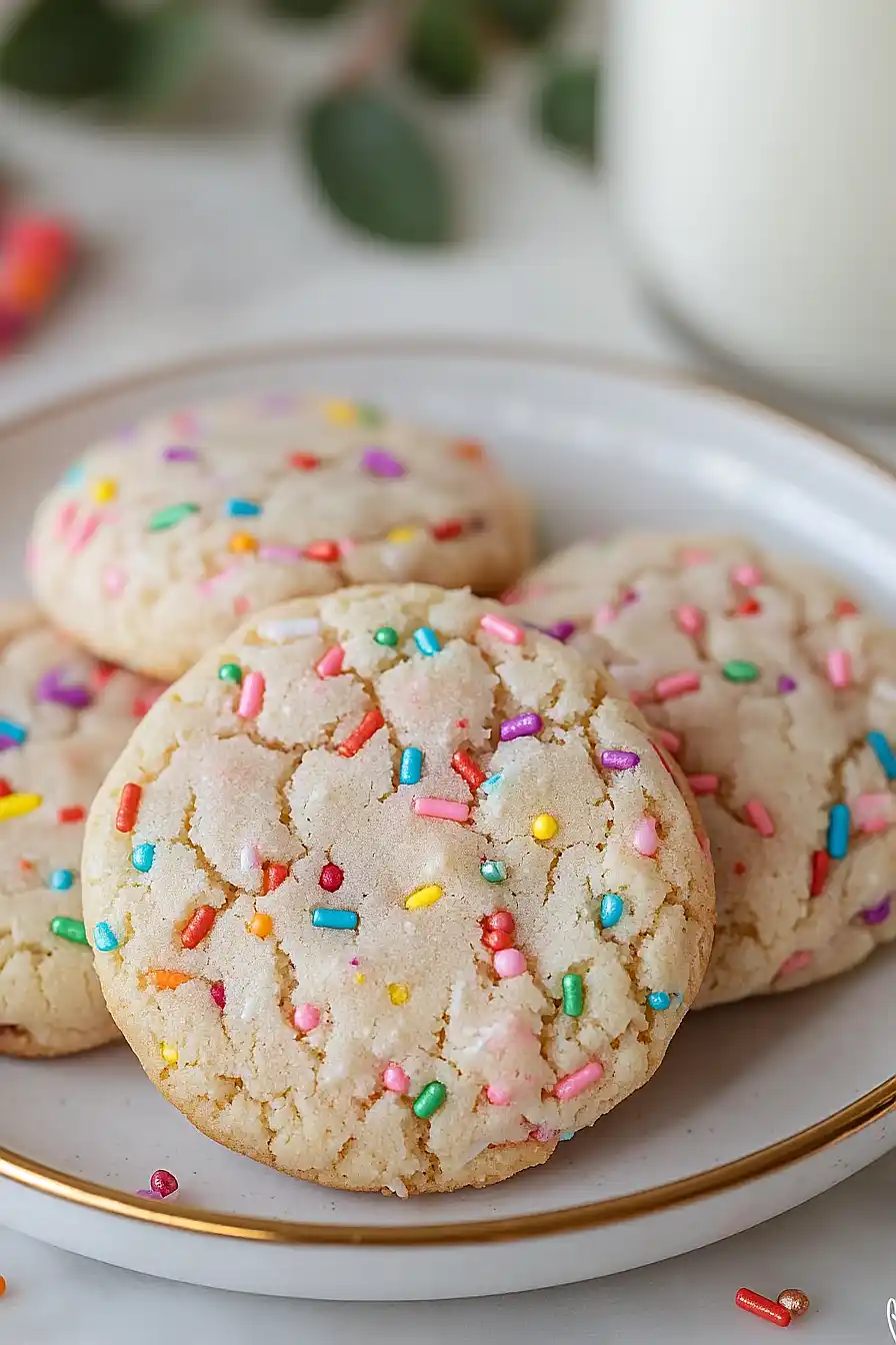vanilla cake mix cookies