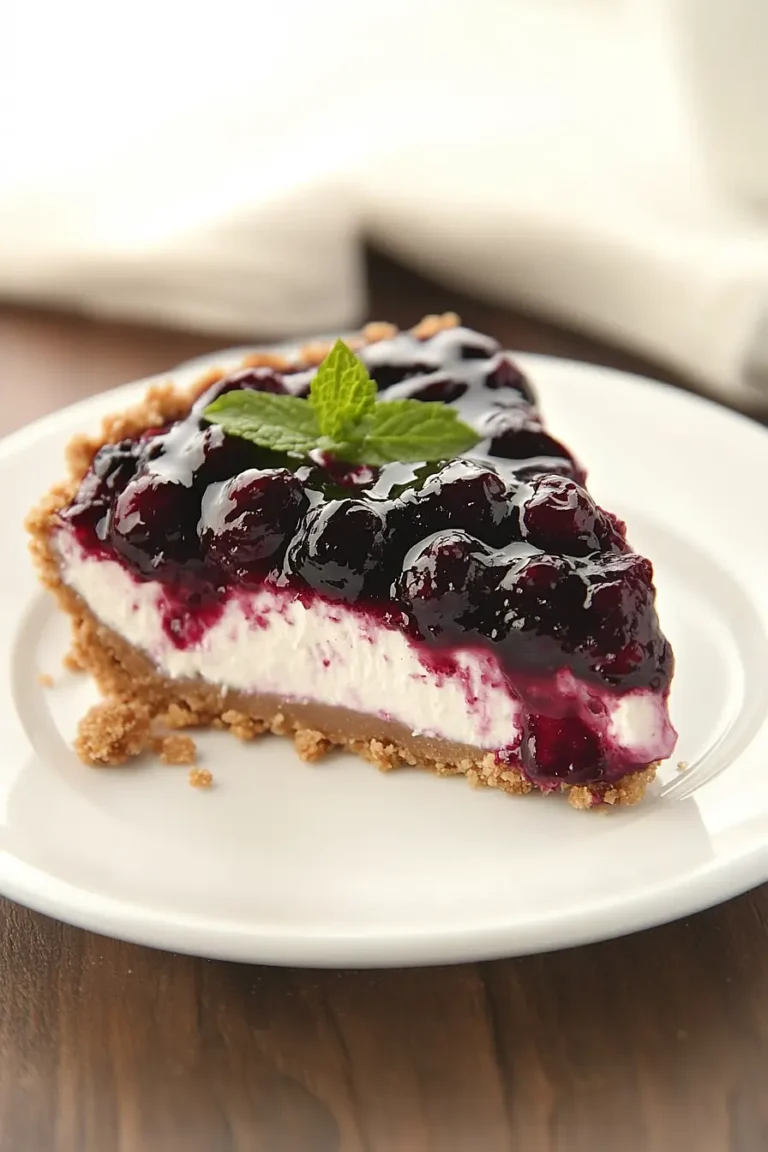 no bake huckleberry cheesecake