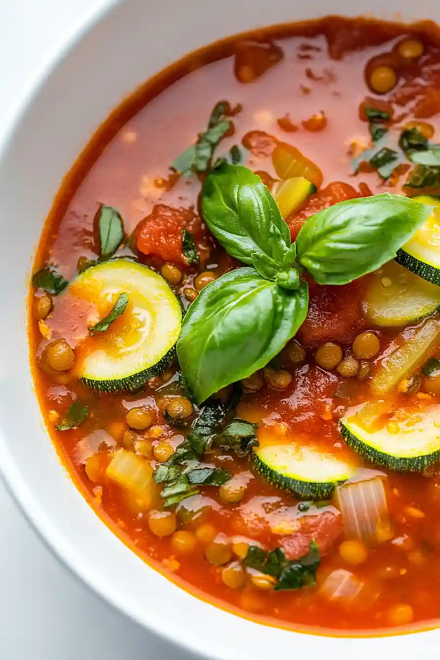 zucchini lasagna soup