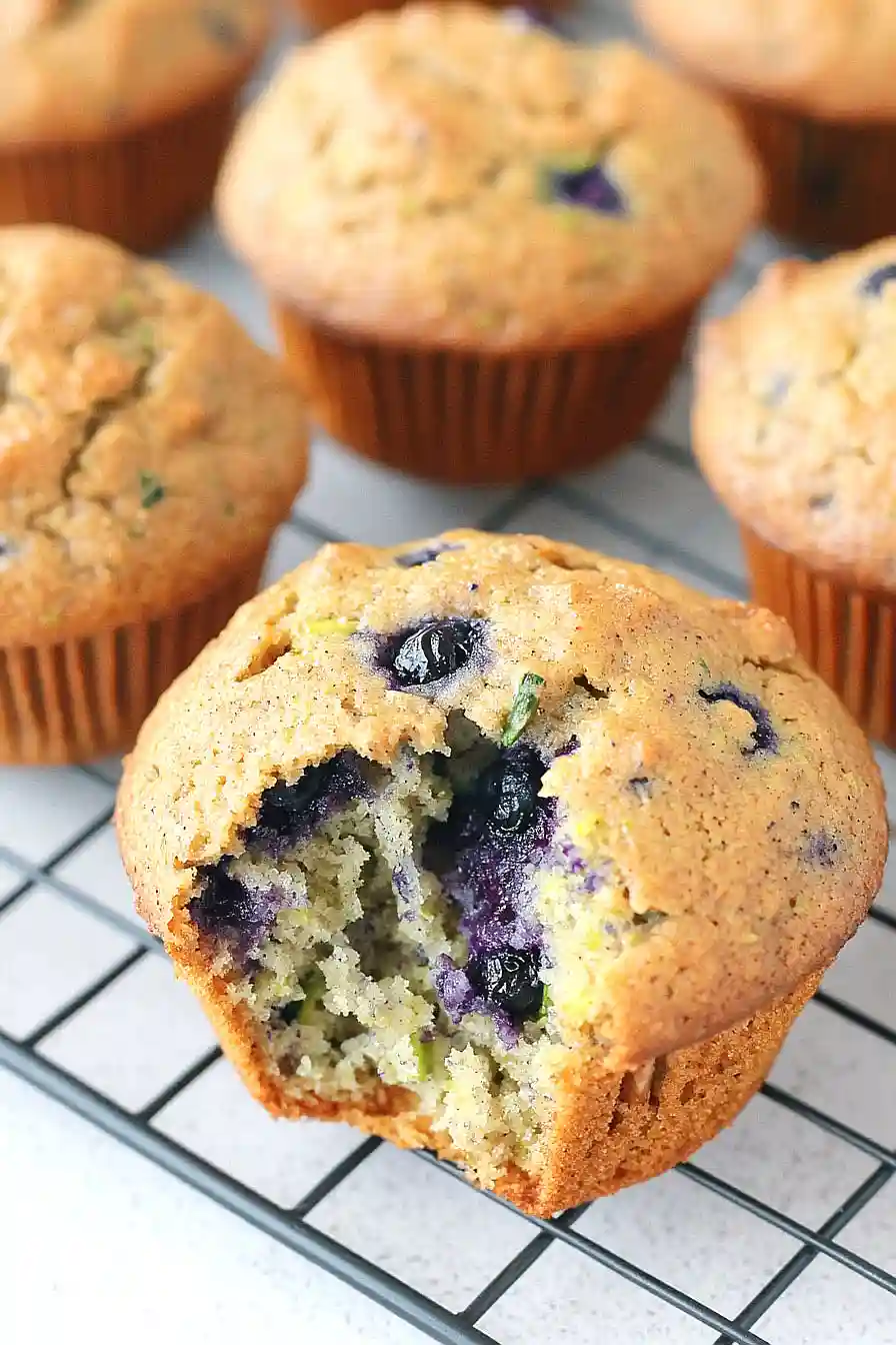 blueberry zucchini muffins