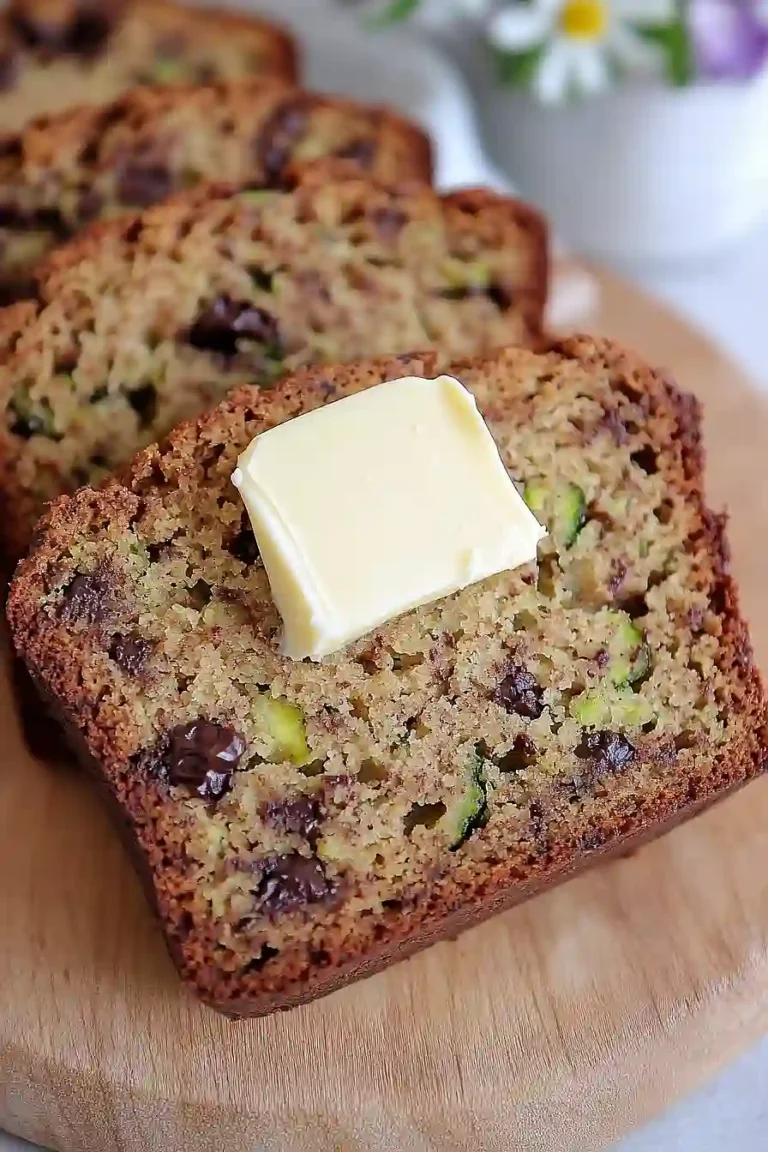 sourdough discard chocolate zucchini bread
