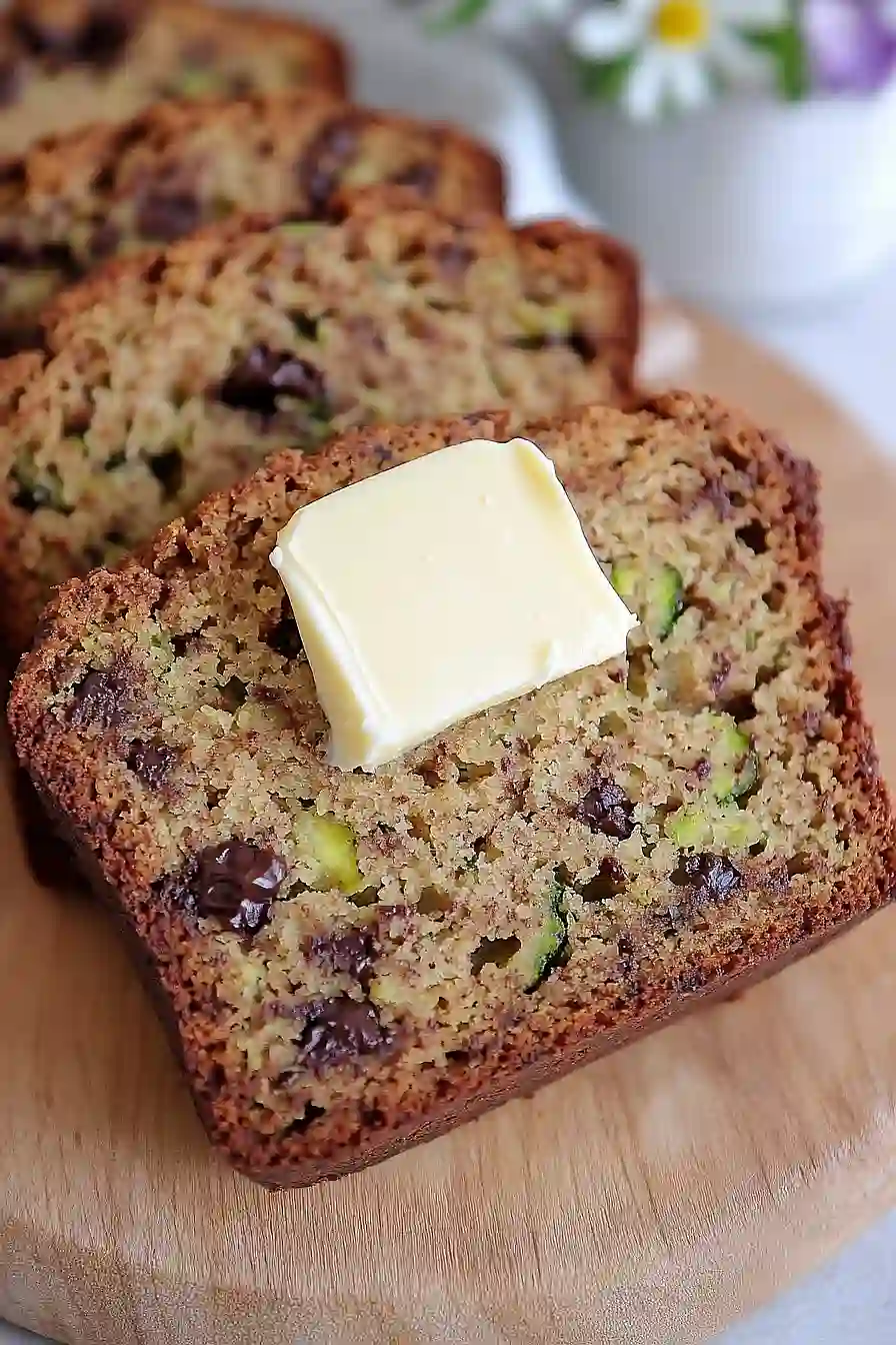 sourdough discard chocolate zucchini bread