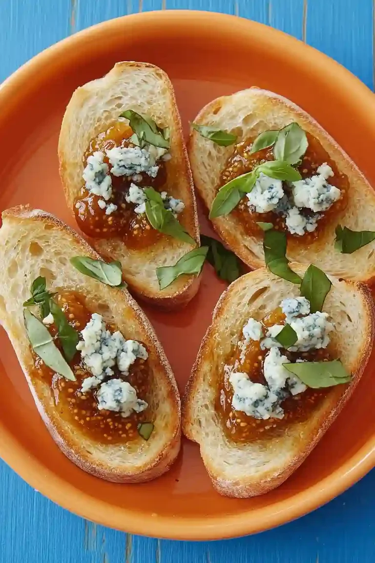 fig jam bruschetta