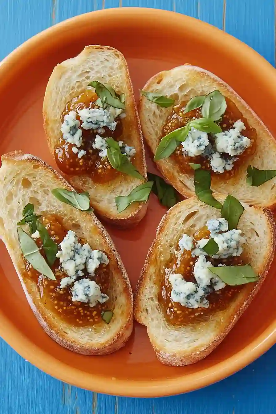 fig jam bruschetta