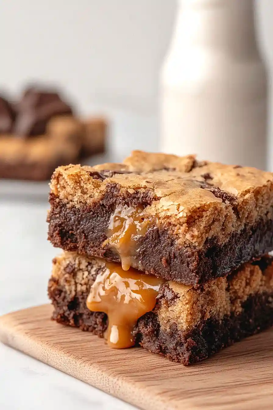 caramel brookies 