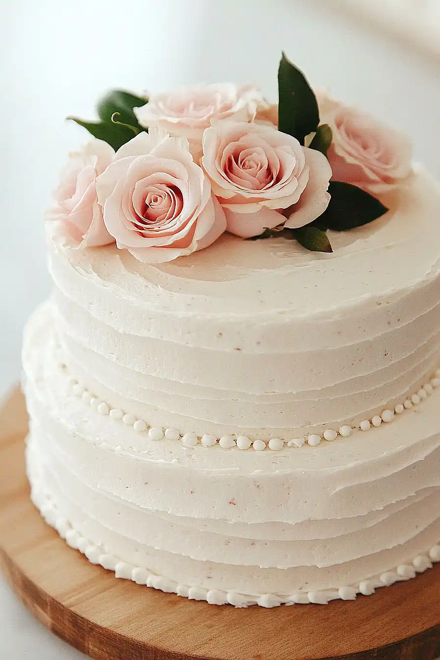 strawberry wedding cake
