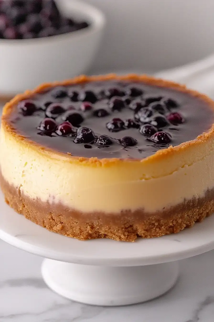 huckleberry cheesecake