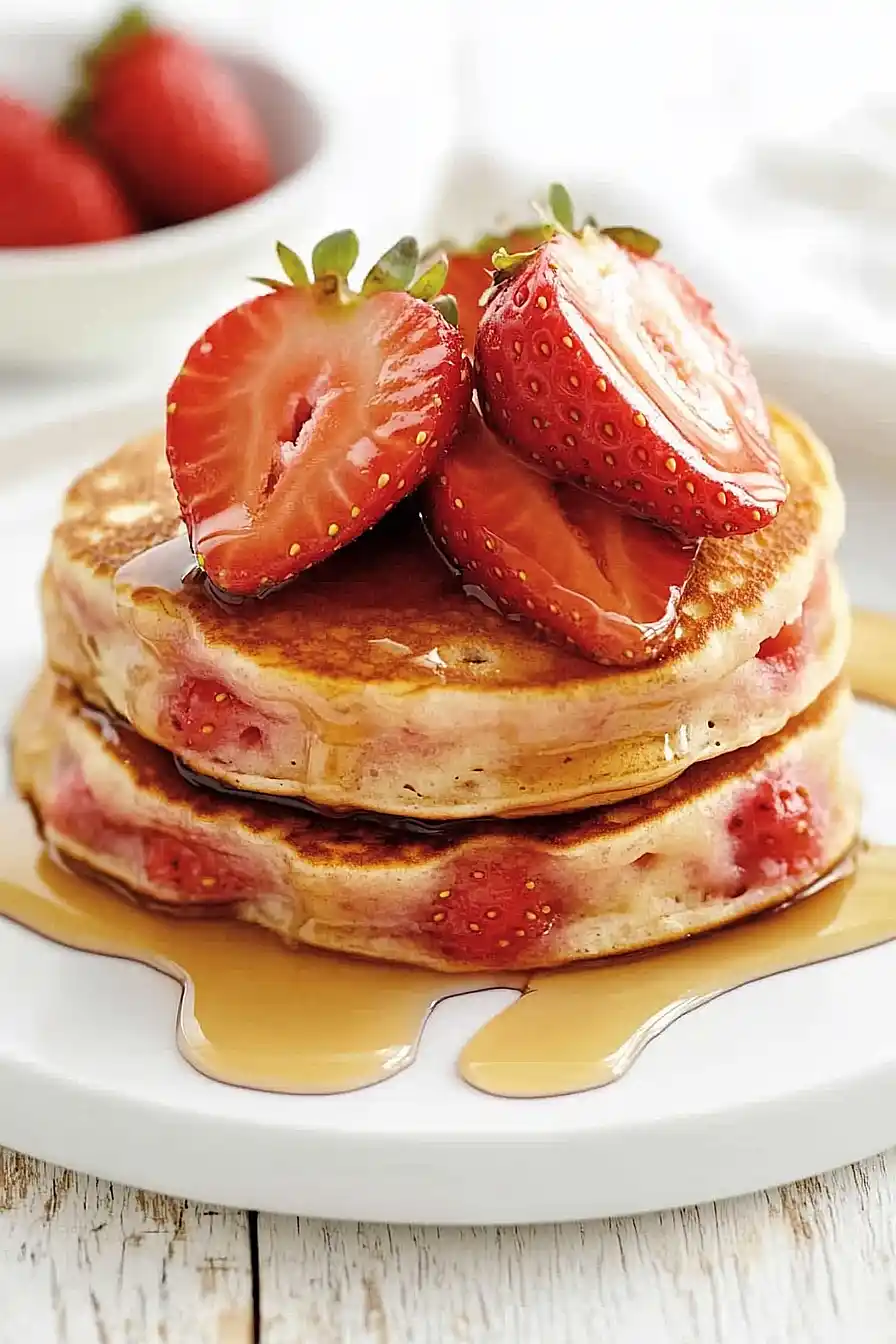 strawberry pancakes