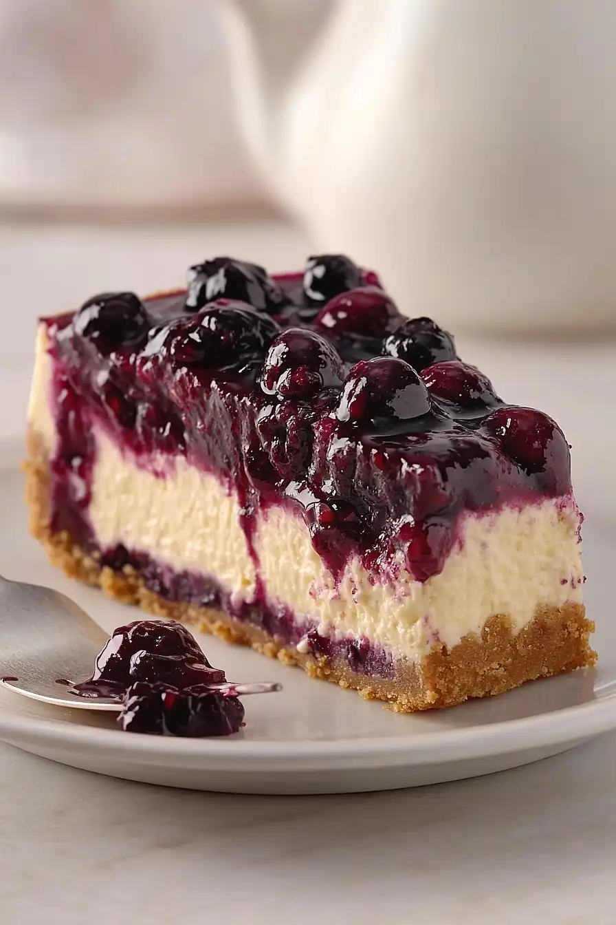 huckleberry cheesecake