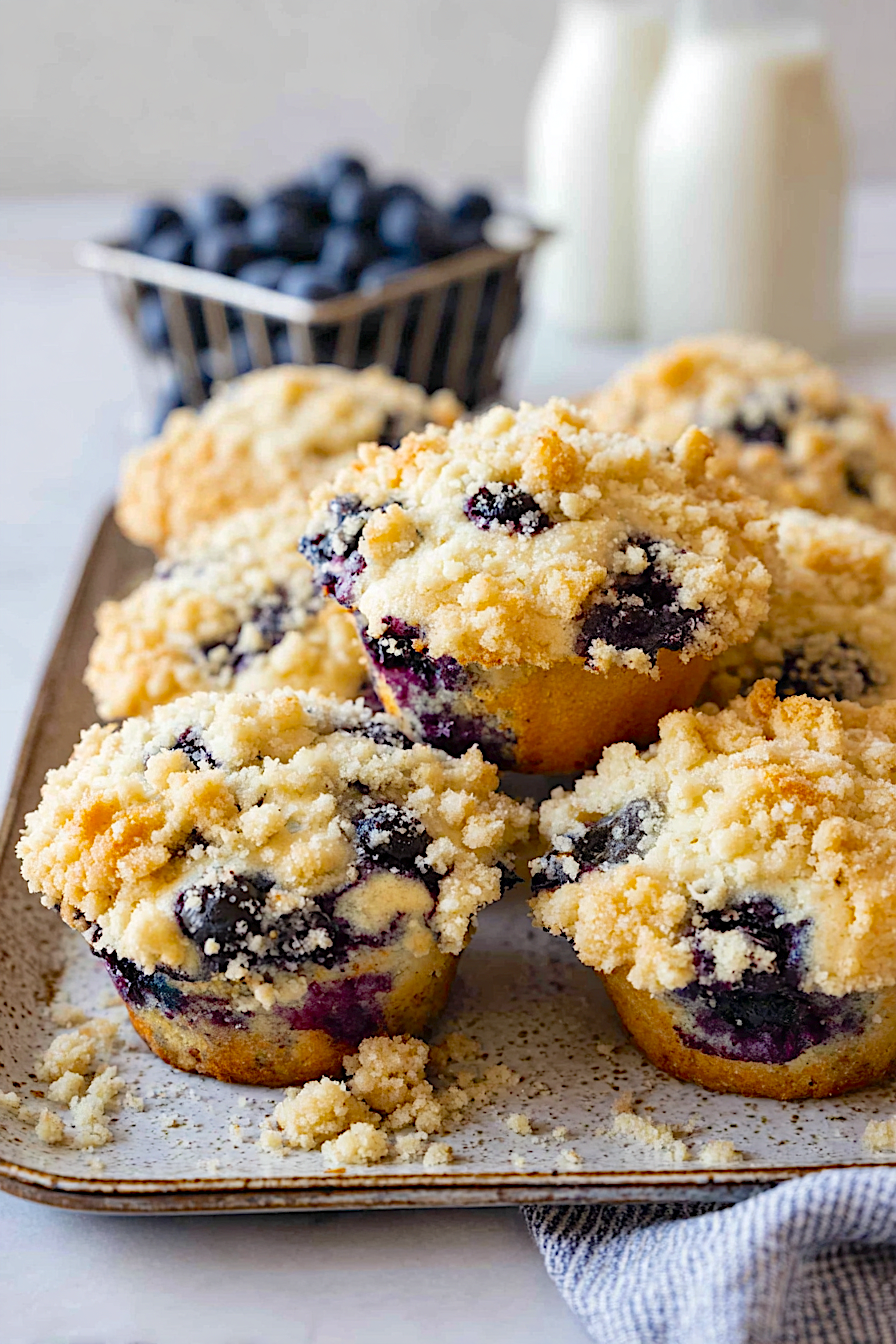 Best Blueberry Streusel Muffins - Alrightwithme