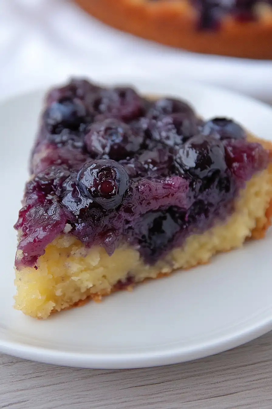 blueberry upside down cake