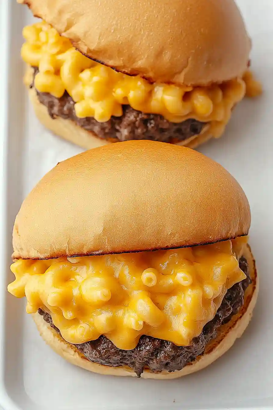 mac and cheese smash burger