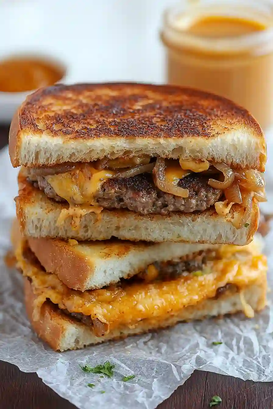 smash burger patty melt